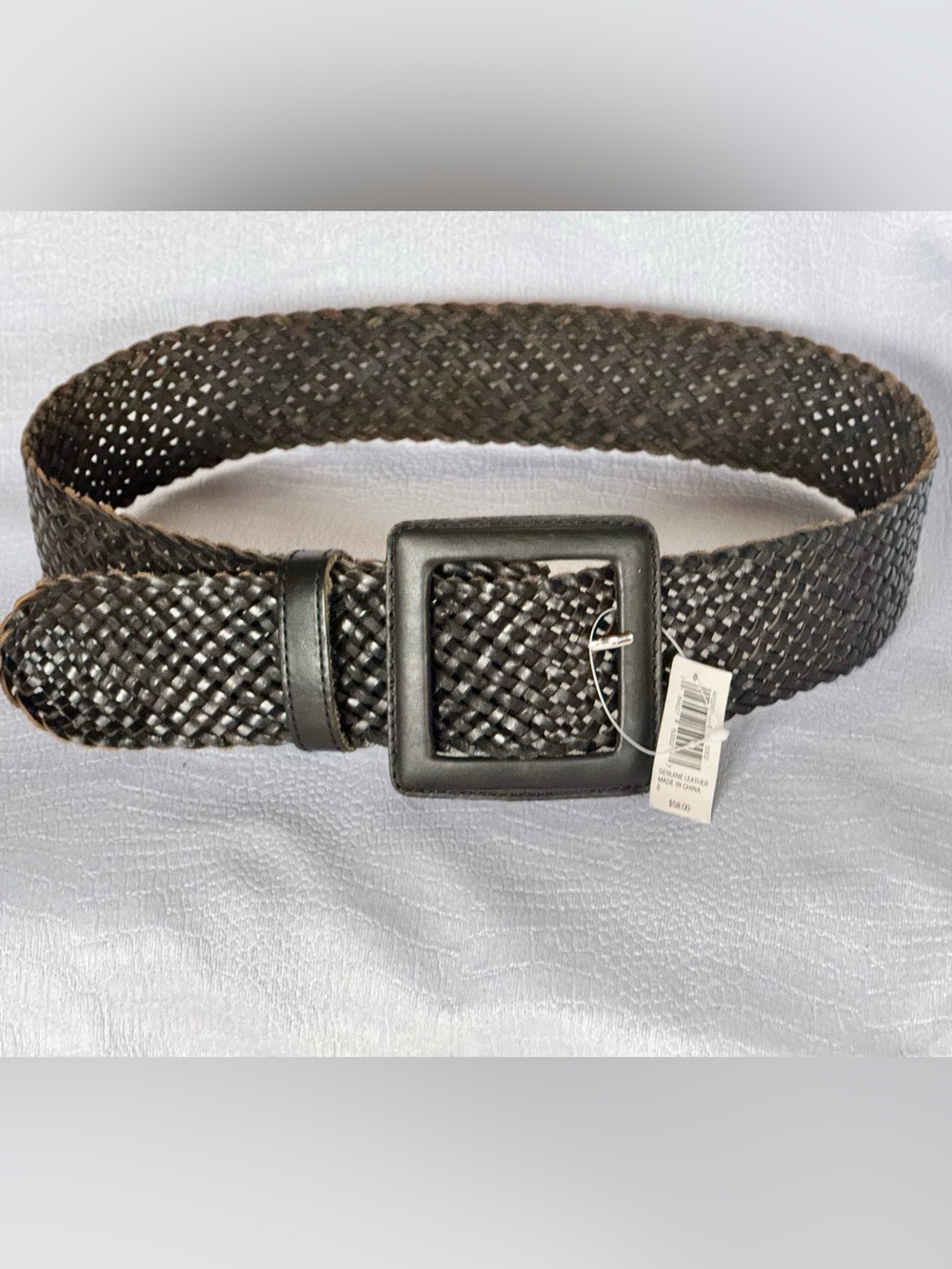 Banana Republic Genuine Leather Woven Belt – NWT